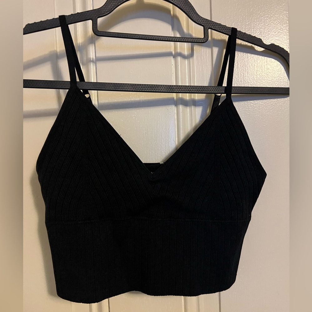 Dynamite Black Seamless Tank Top Bralette
